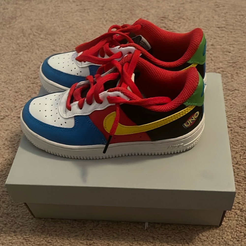 Nike Air Force 1 Uno Edition Sneakers with Bold Colorway